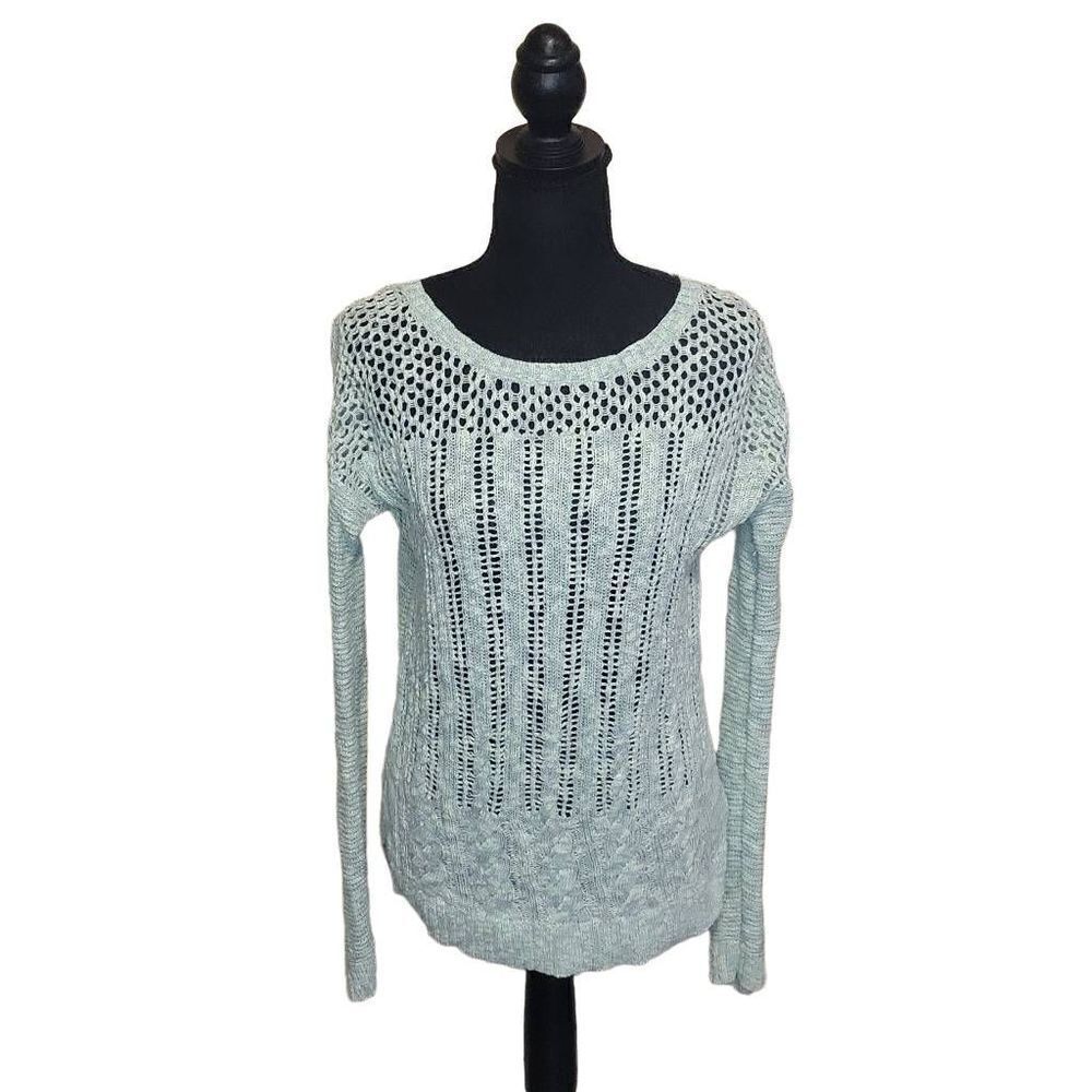 Mossimo Open Knit Boat Neck Sweater